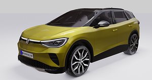 3D Volkswagen ID4 2022 model