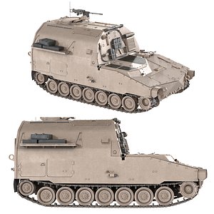 3D M992 Field Artillery Ammunition Supply Vehicle model