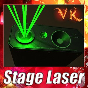 stage light laser 3d max