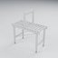 Gravity Roller Inspection Station 1250x480mm Configuration 02
