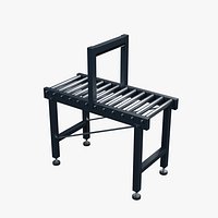 Gravity Roller Inspection Station 1250x480mm Configuration 02