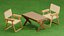 工業用ブナ材折りたたみ式アウトドアセット