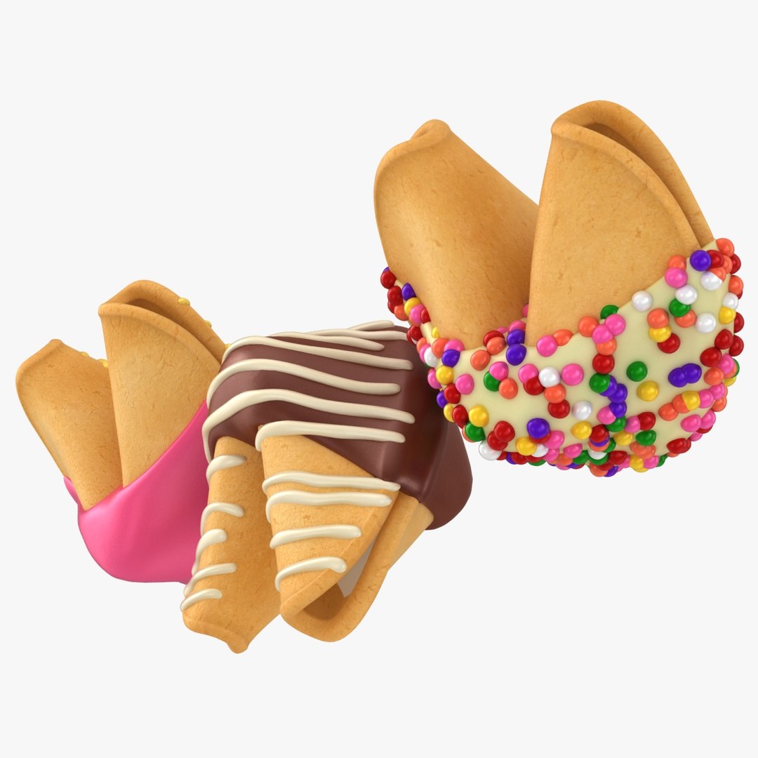 3D sprinkle dipped fortune cookies model https://p.turbosquid.com/ts-thumb/VG/drjvjD/pH3sF7bf/lemon_rr_000/jpg/1580113878/1920x1080/fit_q87/83fbee3de66a6d23a18365dc8606ce0528c18939/lemon_rr_000.jpg