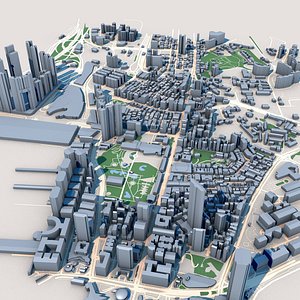 3D Hong Kong China International Commerce Centre Two International Finance Centre model