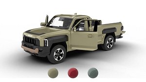Kia Tasman Single Cab 2026 HQ 3d model