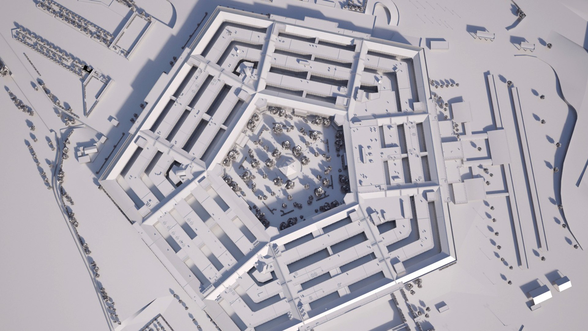 Pentagon Usa 3D Model - TurboSquid 1164590