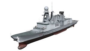 3D Horizon class destroyer ITS Andrea Doria
