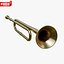 3D Brass Bugle