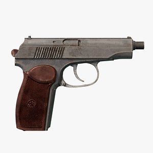 Makarov Pistol 3D