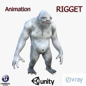 3D troll monster