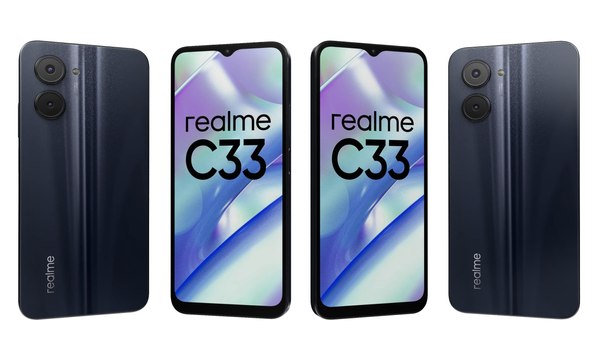 3D model Realme C33 Blue