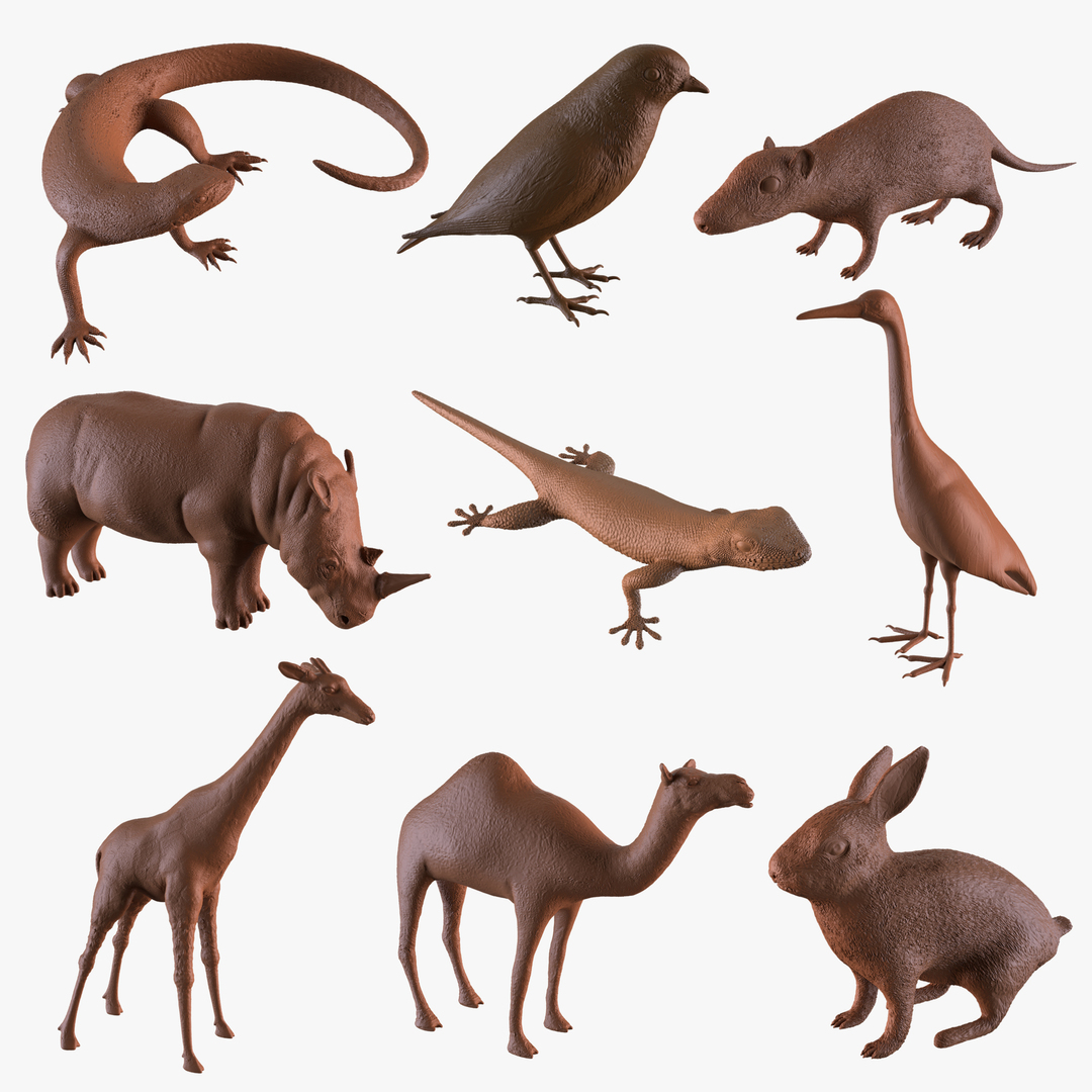 modelo 3d Animales imprimibles - TurboSquid 1990269