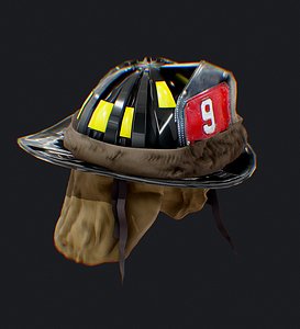 3D FireFighter Helmet model