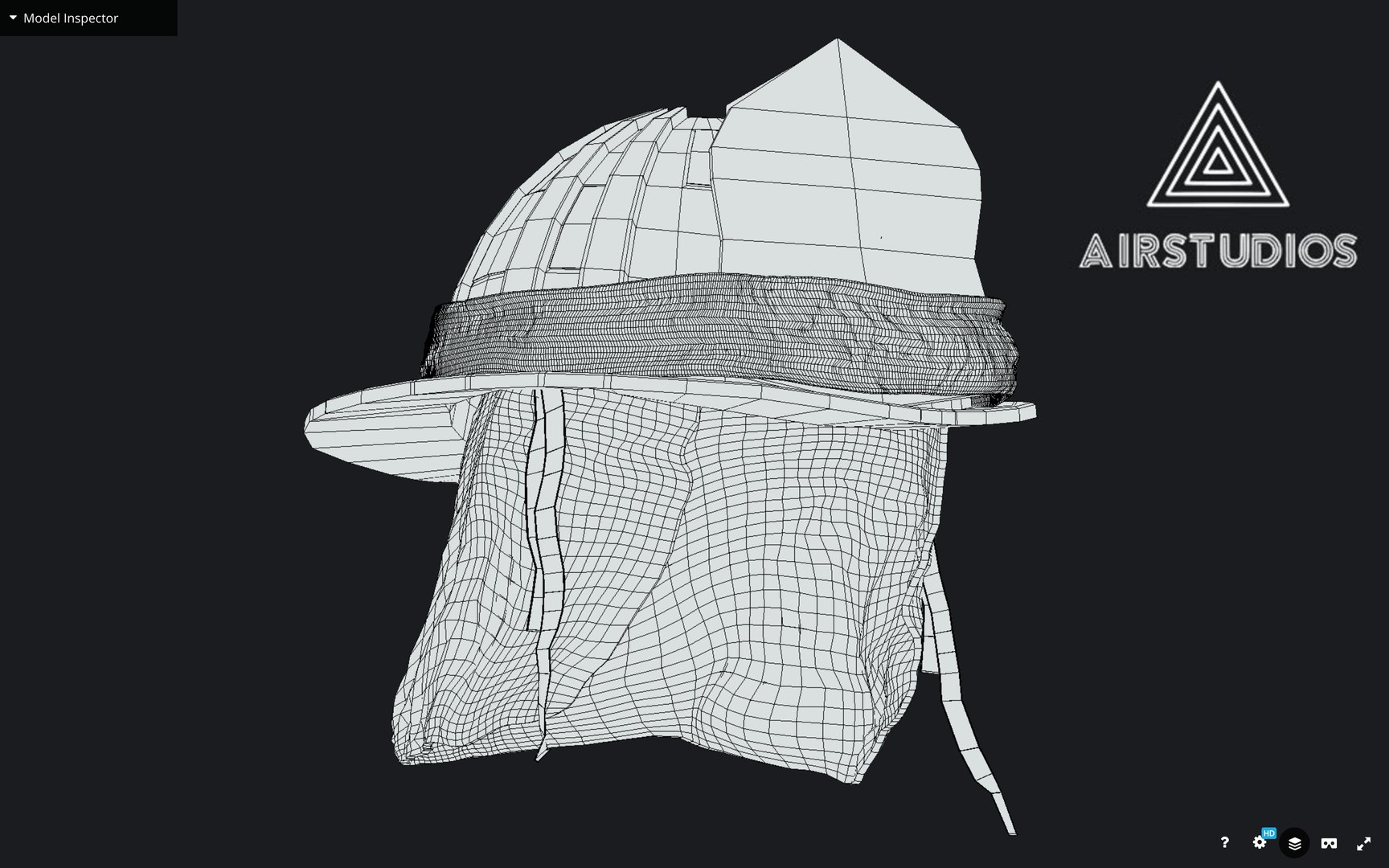 3D FireFighter Helmet Model - TurboSquid 1887281