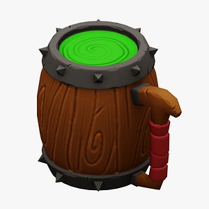 Potion Cup Handpaint Gameready