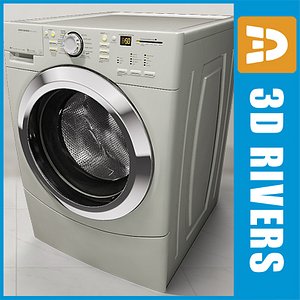 common white 3d model