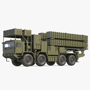 3D Self Propelled Air Defense Missile System model