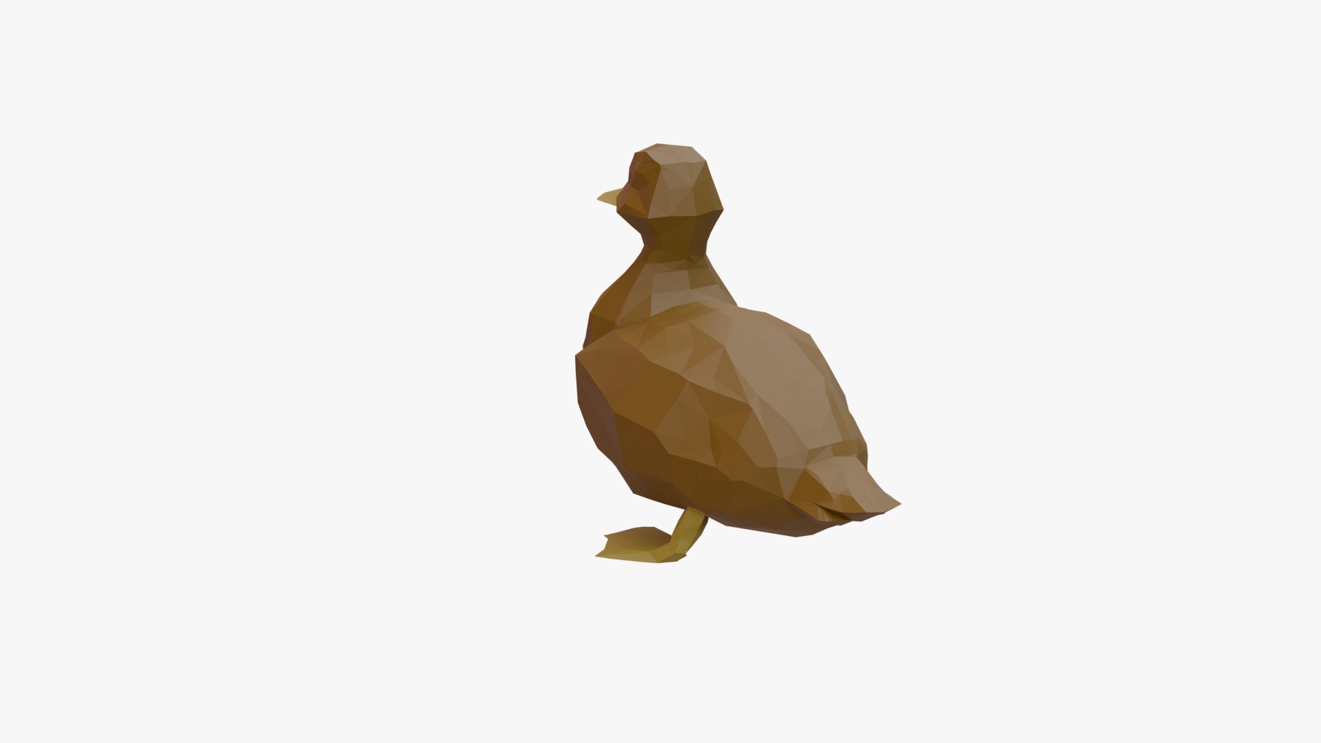 Duck Low Poly Model - TurboSquid 2429035