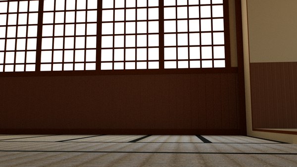 Japanese training dojo 3 3D model - TurboSquid 1870402