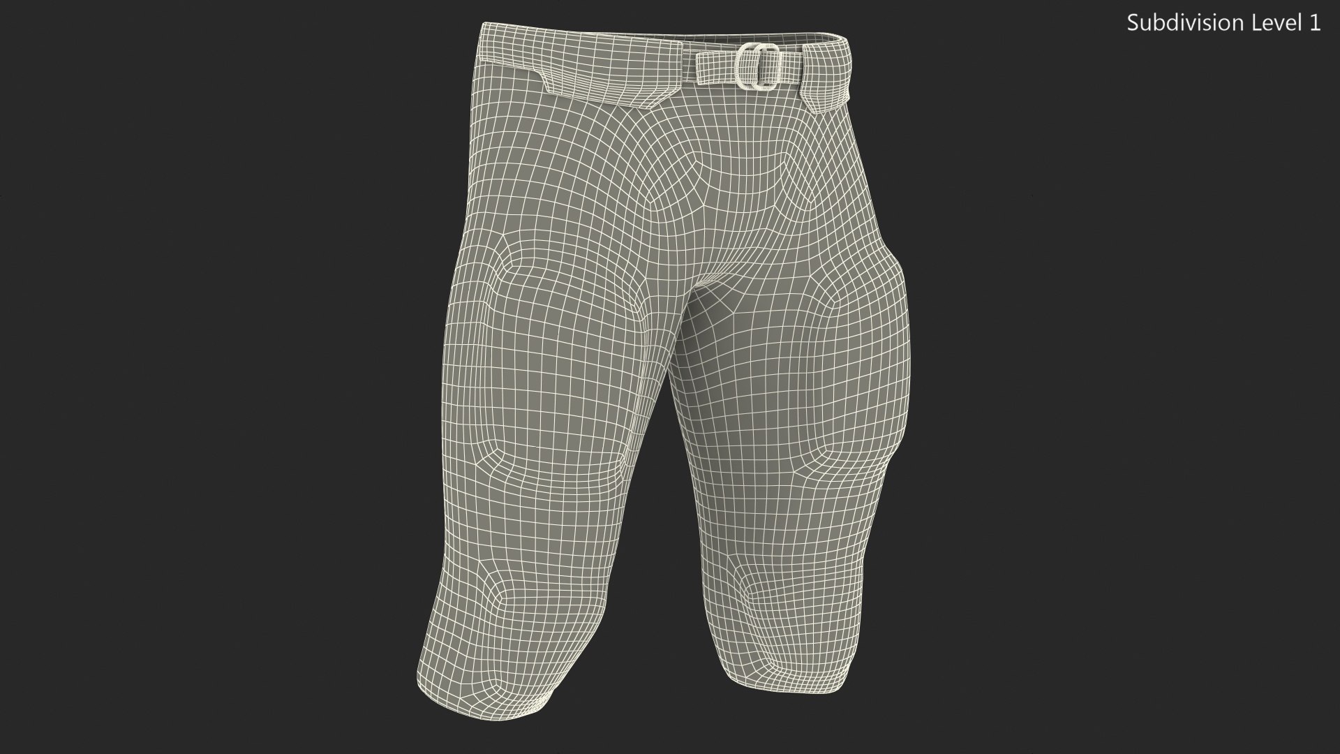 American Football Player Pants Model - TurboSquid 1493291