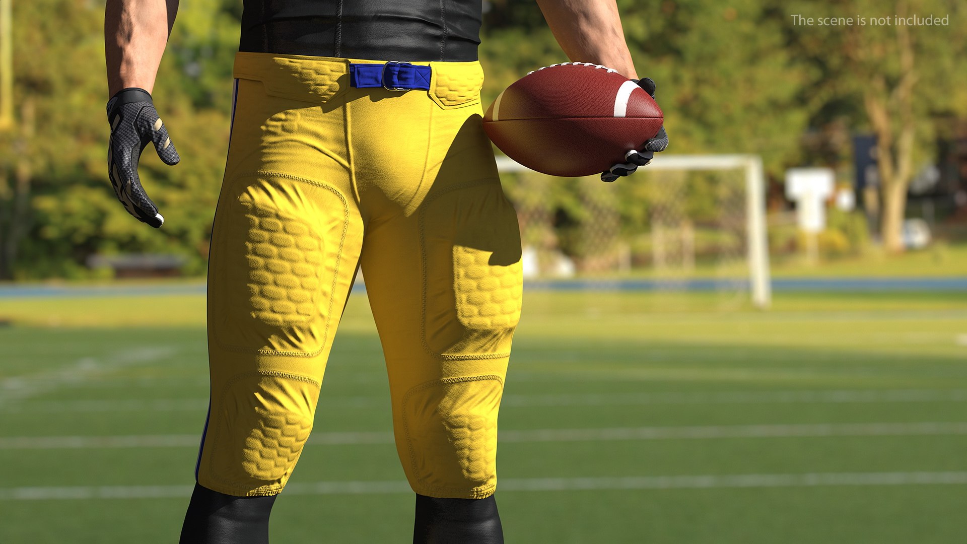 American Football Player Pants Model - TurboSquid 1493291
