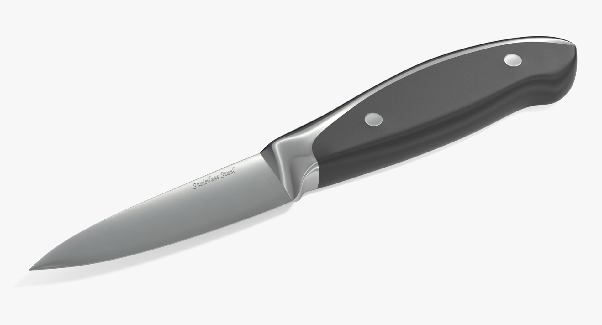 Paring Knife 3D Model 3D model preview