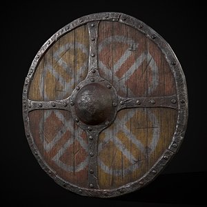 3D Viking War Shield YR