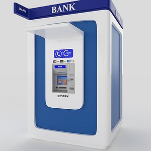 atm bank 3d model