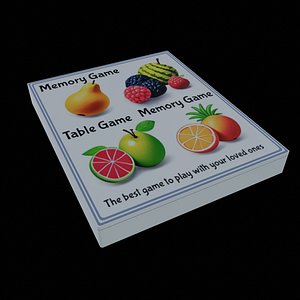 Table games-Memory Game-GAME READY PBR Low-poly 3D model