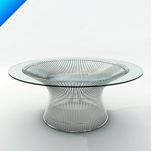 platner coffee table 3d model