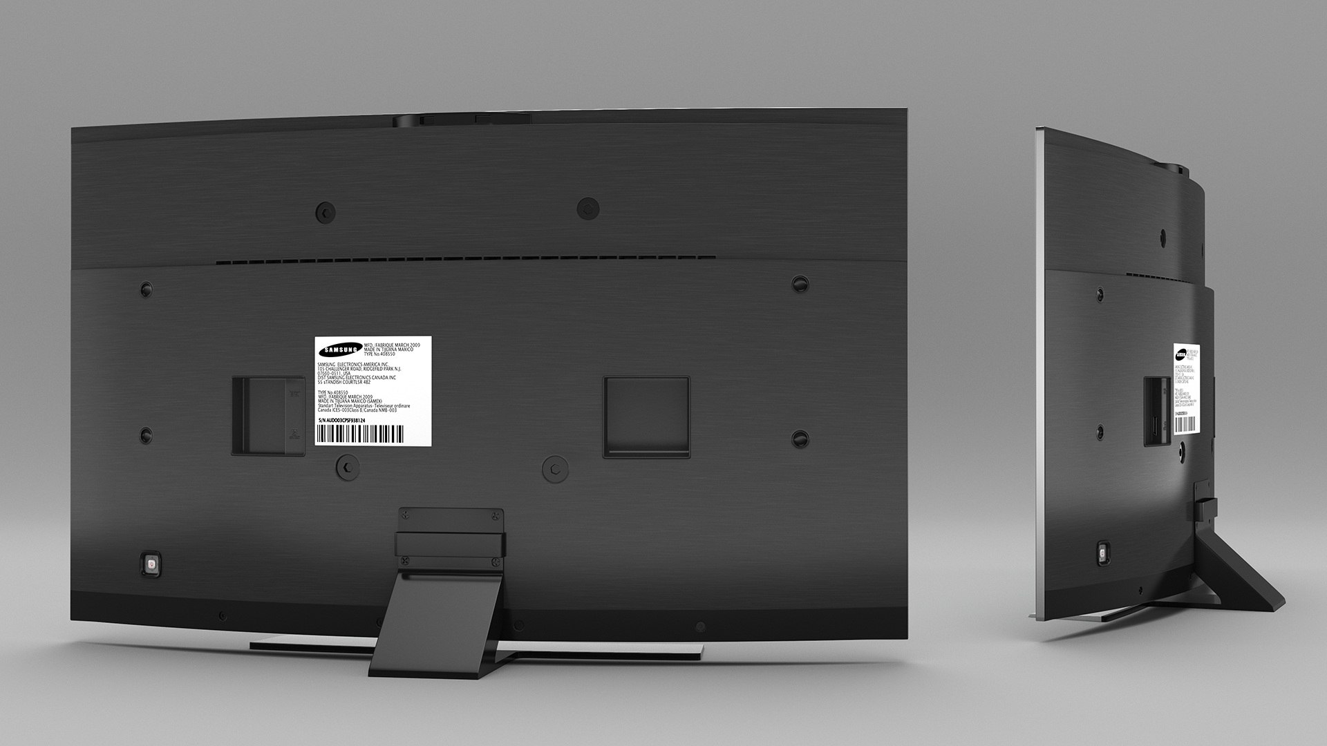 Curved LED Tv Samsung 3D Model - TurboSquid 2220557
