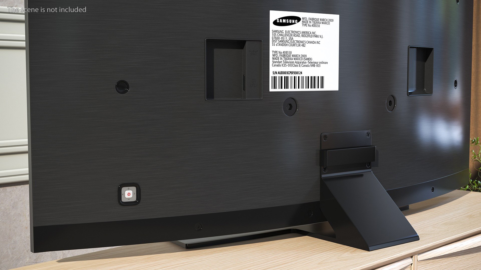 Curved LED Tv Samsung 3D Model - TurboSquid 2220557