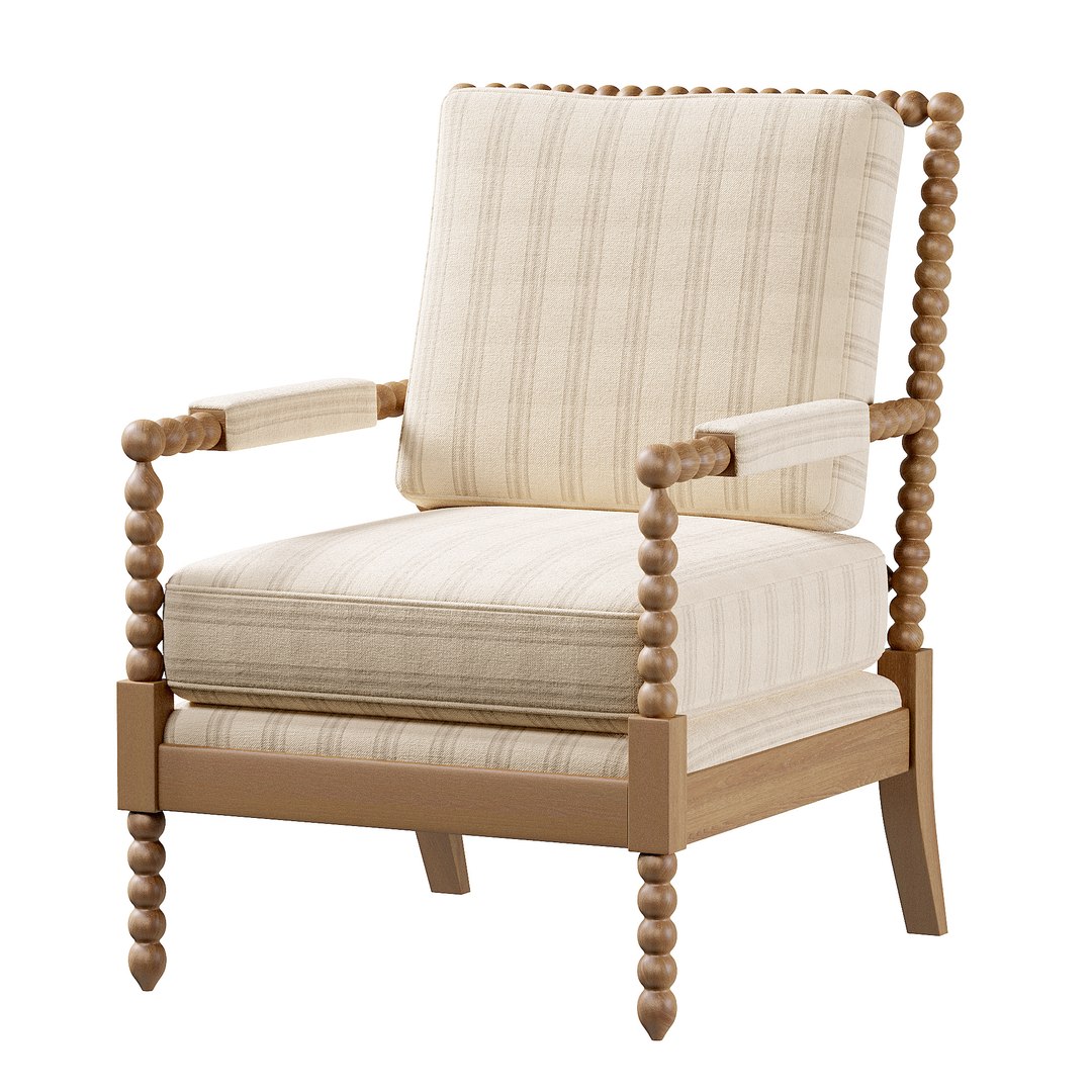 3D Spindle Chair Model - TurboSquid 2250970
