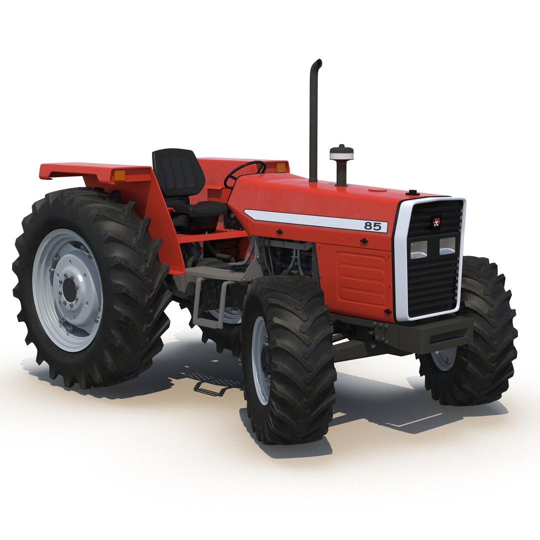 Tractor Generic 5 Rigged 3D model preview