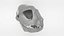 cat skull 3D model