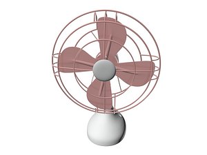 table fan 3D model