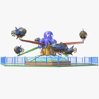Octopus Amusement Park Ride