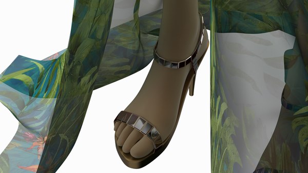 3D model jlo green dress - TurboSquid 1470988