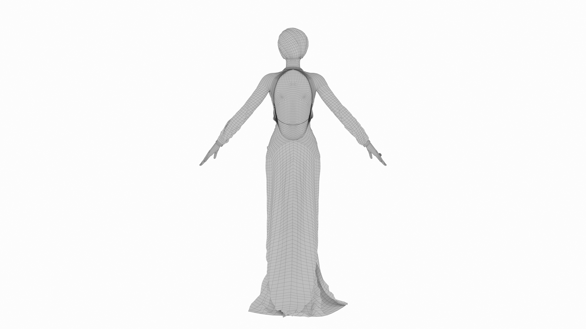 3d Model Jlo Green Dress - Turbosquid 1470988