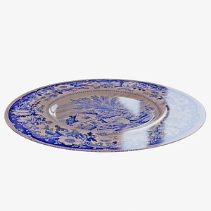 porcelain plate 3D model