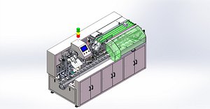 3D Automatic High-Speed Canning Machine - Industrial Beverage - Food Packaging Equipment 3D CAD Model