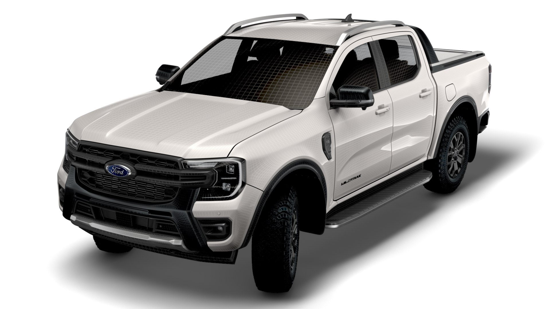 3D Model Ford Ranger Wildtrak Double Cab2023 - TurboSquid 2072171