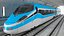 Eisenbahntunnelabschnitt mit Zug