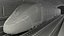 Eisenbahntunnelabschnitt mit Zug