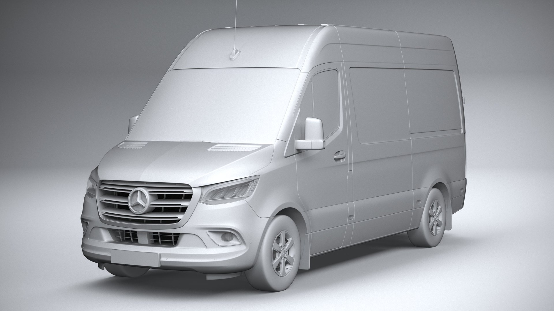 3D Mercedes-Benz Sprinter Van Standard 2025 Model - TurboSquid 2415359