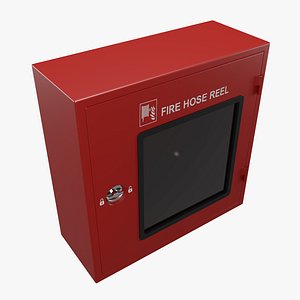 hose reel box 3D model