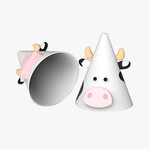 Funny Animal Cow Birthday Hats for Childrens