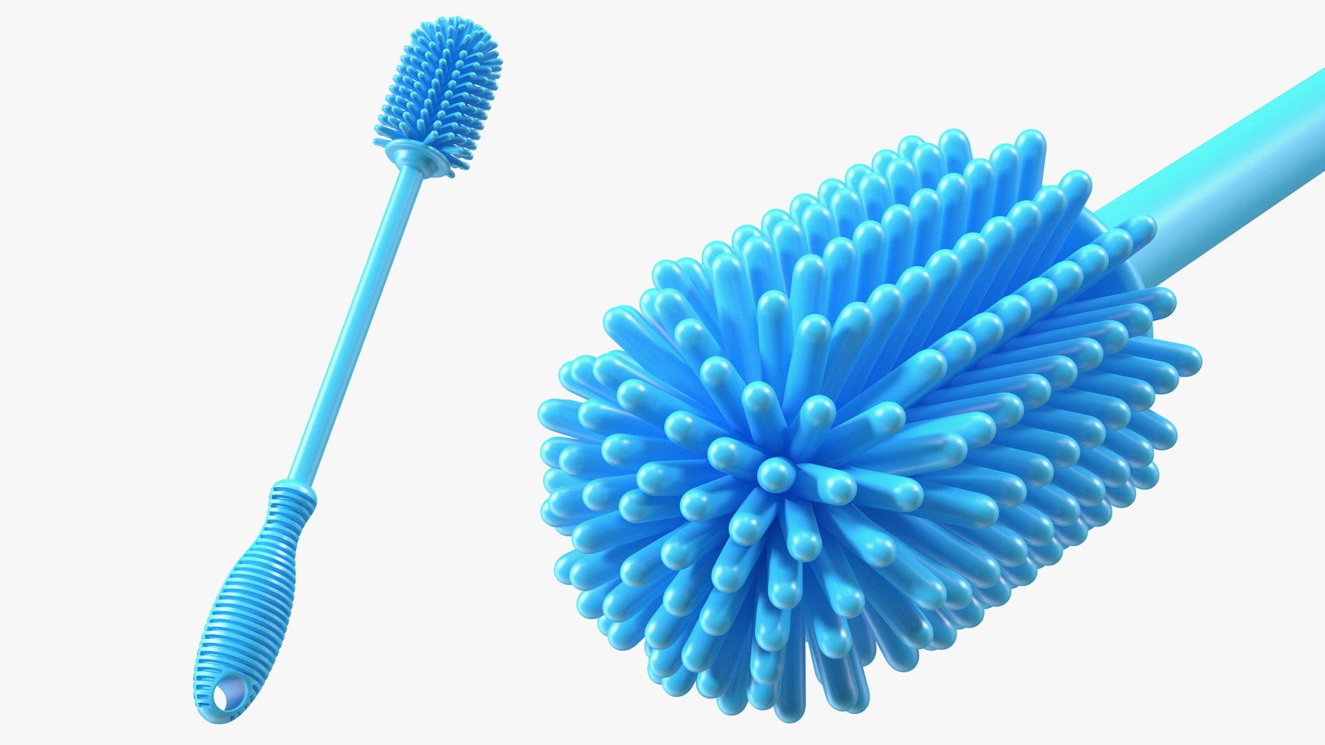 Silicone Bottle Brush 3D model preview