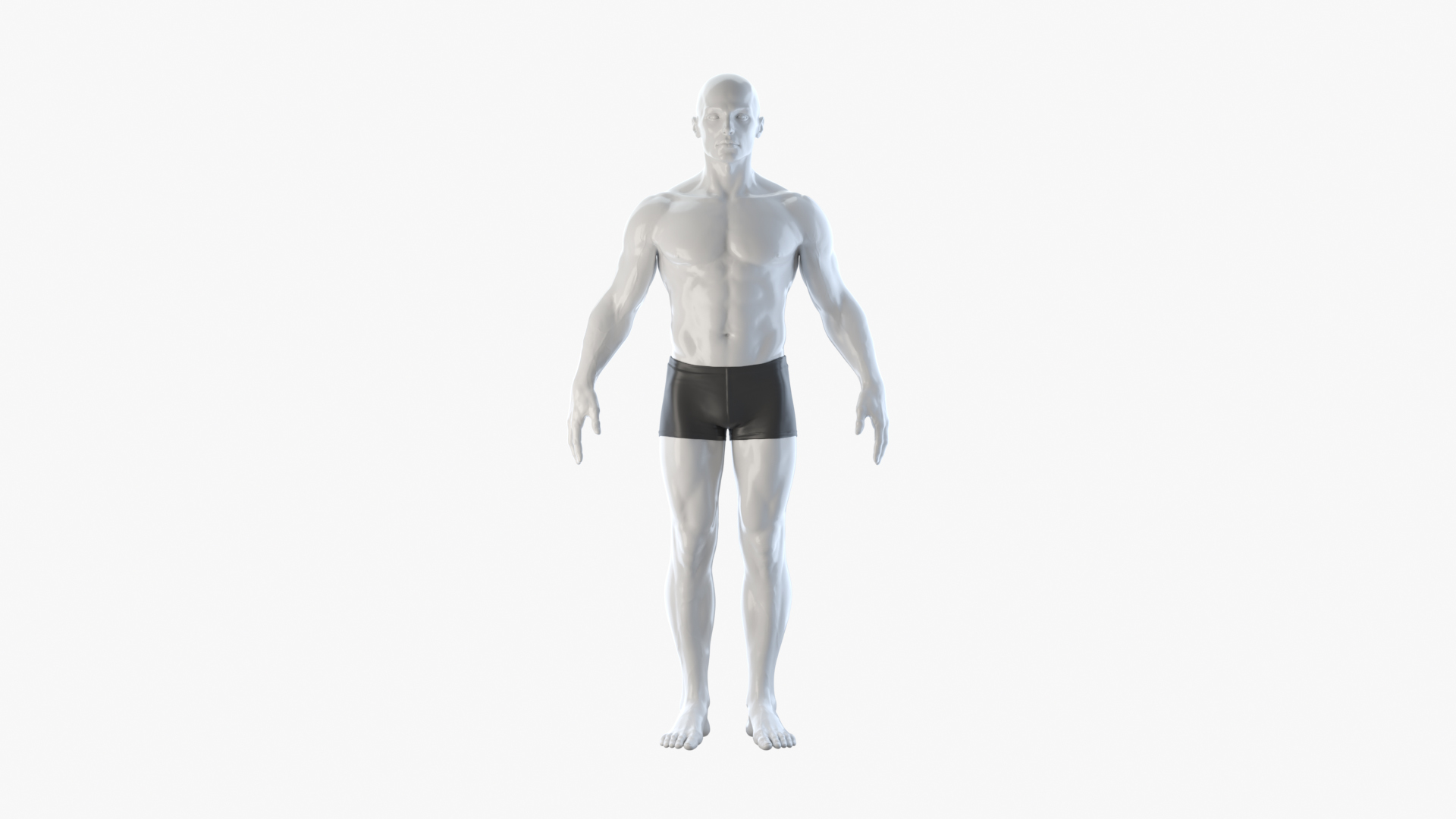 Athletic Rigged Human Body 3D Model - TurboSquid 1535126