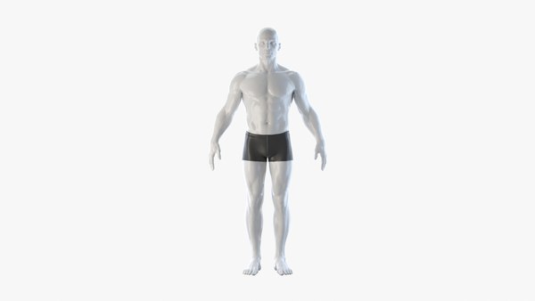 Athletic rigged human body 3D model - TurboSquid 1535126